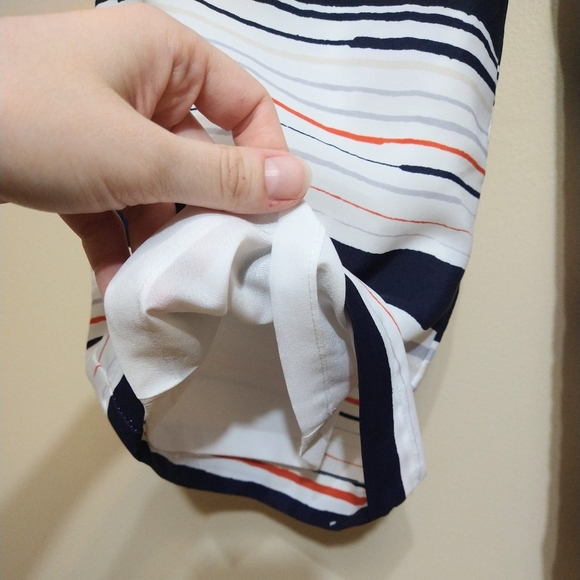 🌹BCBGeneration Wide Leg High Waisted Striped Trousers Size 0 - Picture 3 of 7